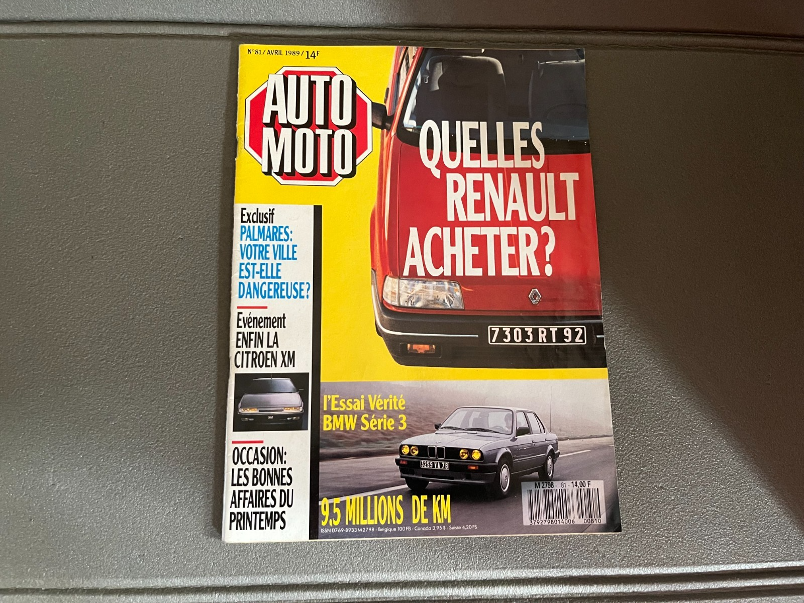 Livre Revue Voiture Automobile AutoMoto N°81
