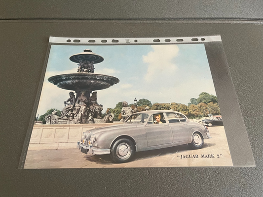 Ancien Dépliant Brochure Documentation Automobile Jaguar Mark 2