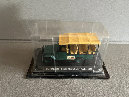 Voiture Miniature Toyota BJ Africa Safari Park 1970 Taxi Du Monde au 1/43 Altaya