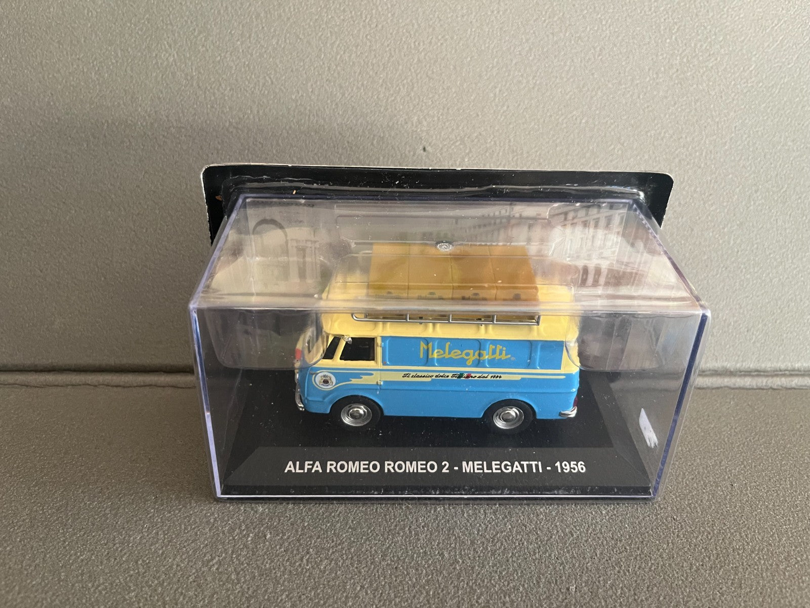 Voiture Miniature Camion Publicitaire Alfa Romeo 2 Melegatti 1956 au 1/43