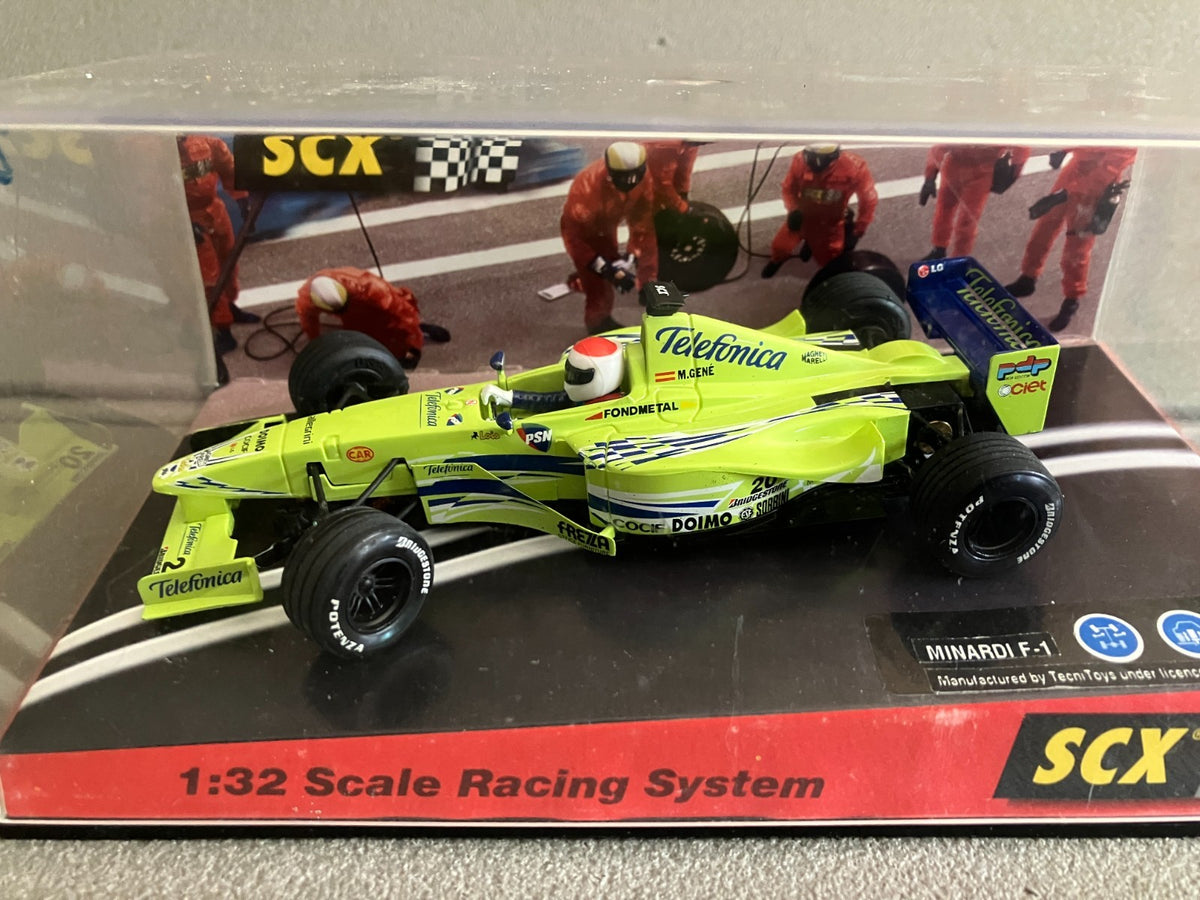 Voiture Miniature Circuit Formule 1 Minardi F1 SCX TecniToys 60570 1/32