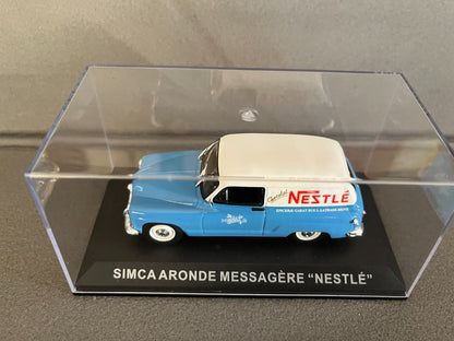 Voiture Miniature Simca Aronde Messagère Nestlé Altaya au 1/43