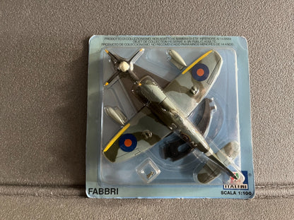 Avion miniature Militaire Tempest Fabbri Italeri 1/100
