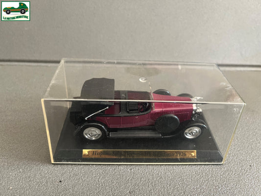Voiture miniature Hispano Suiza Torpedo H6 B Victoria 1926 au 1/43