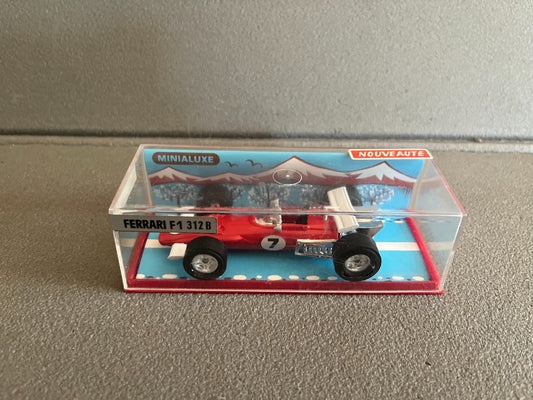 Ancienne Voiture Miniature Plastique Ferrari F1 312 B Minialuxe au 1/43