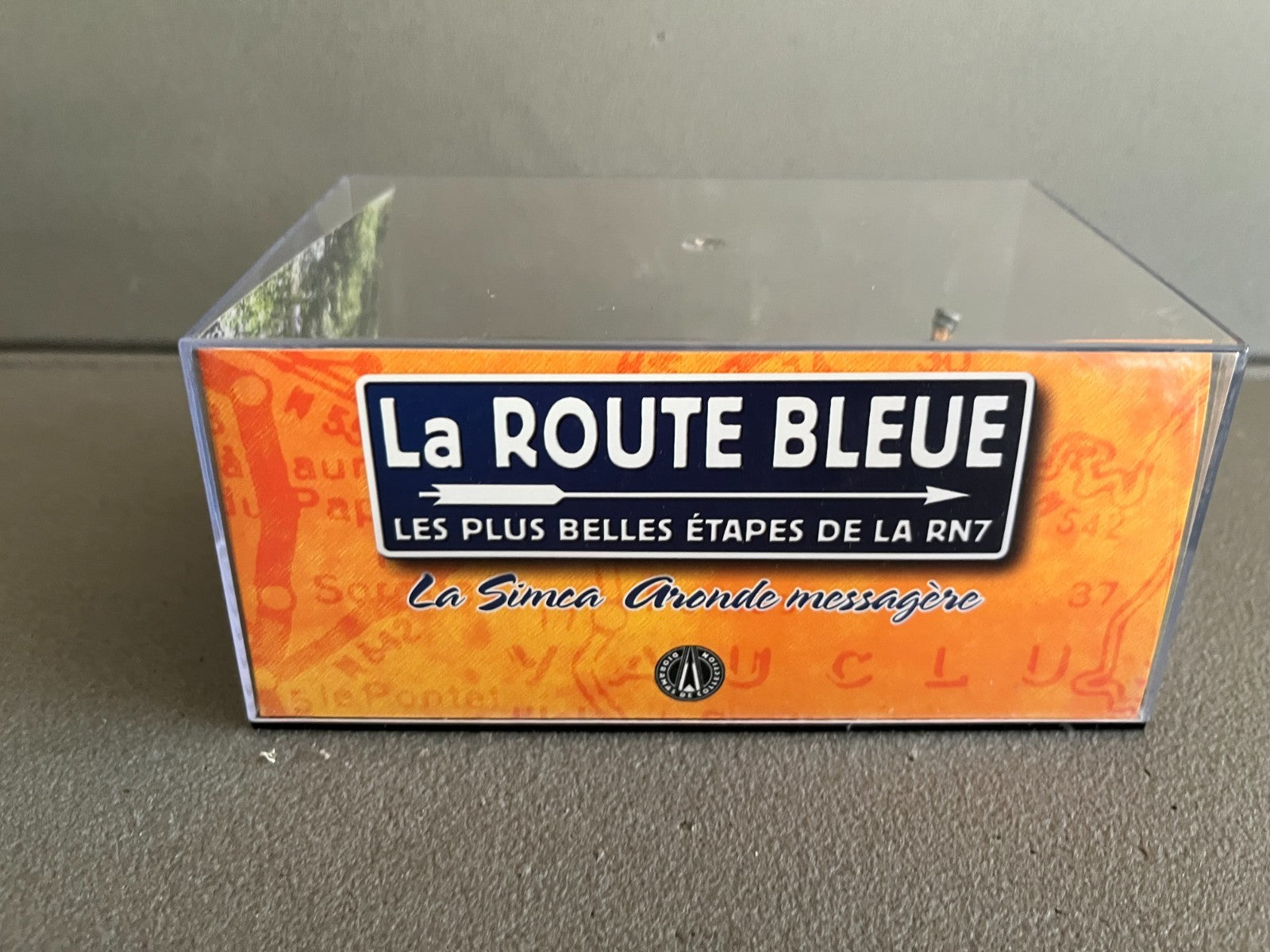 Voiture Miniature Simca Aronde Messagère Etape 44 La Route Bleue RN7 1/43