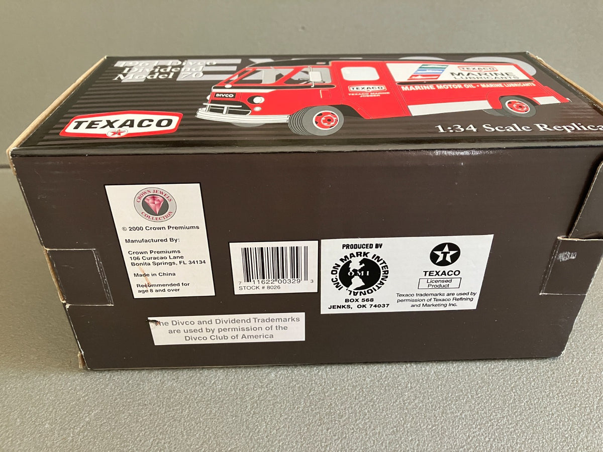 Voiture miniature Camion Fourgon Texaco 1961 Divco Dividend Model 70 1/34