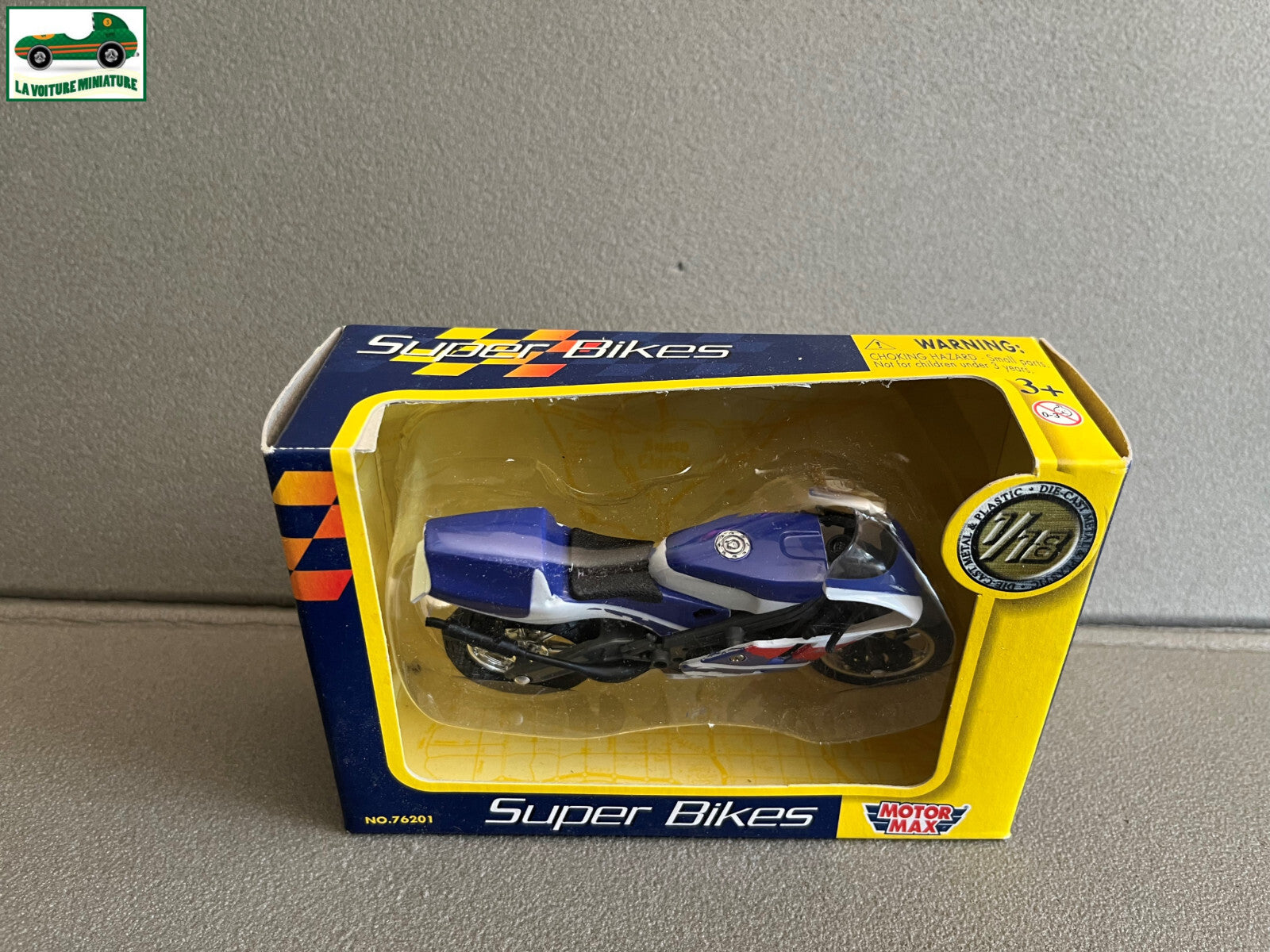 Moto miniature Honda NSR Super Bikes Motor Max 1/18
