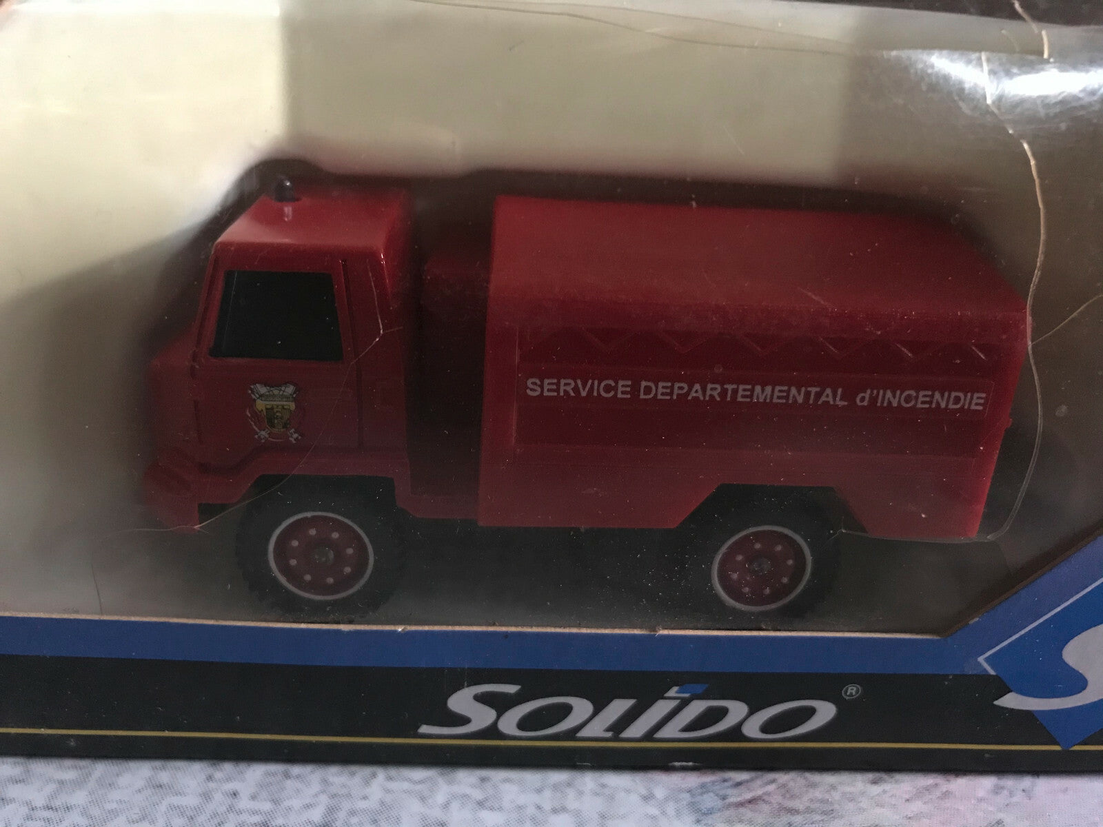 Voiture Miniature Pompiers Camion  2162 Berliet 4x4 Tuyaux Solido TonerGam 1/50