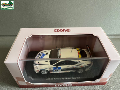 Voiture Miniature Lexus RC Nurburgring 24 hour Race 2015 Ebbro au 1/43