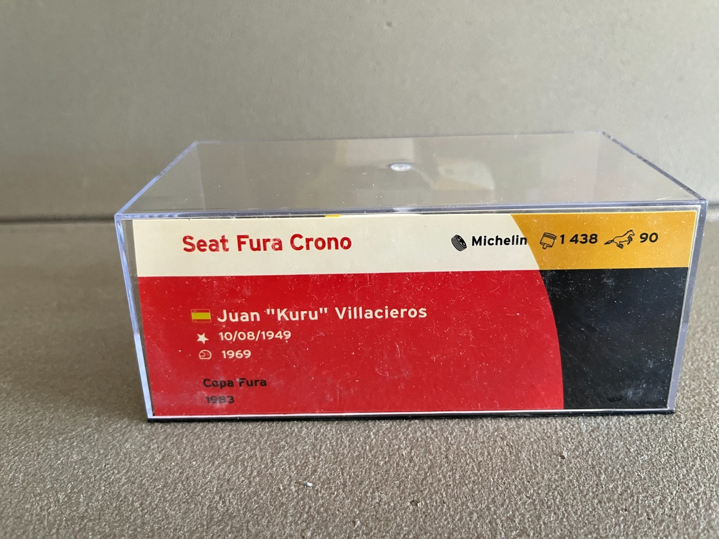 Voiture Miniature Seat Fura Crono Copa Fura 1983 Rallye au 1/43