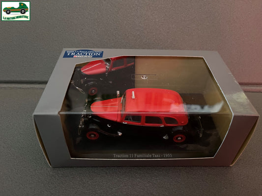Voiture Miniature Citroen Traction 11 Familiale Taxi 1955 Atlas Courtage 1/43