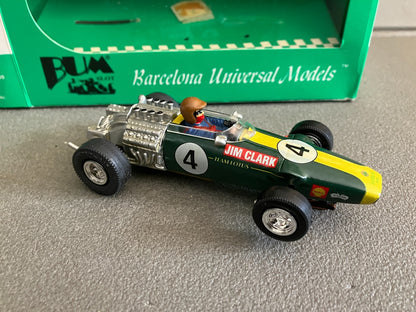 Voiture Miniature Circuit Formule 1 Lotus 49 B Jim Clark 1968 BUM Slot 1/32