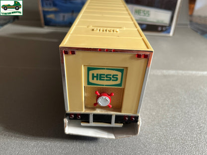 Voiture Miniature Camion Semi Remorque Tirelire Hess Toy Truck Bank Ancien HS