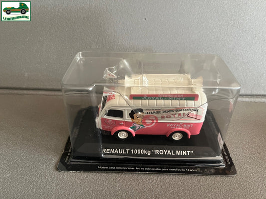 Voiture Miniature Camion Publicitaire Renault 1000kg Royal Mint Presse au 1/43