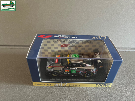 Voiture Miniature Gainer Tanax Triple A GT-R Super GT GT300 2017 Ebbro au 1/43