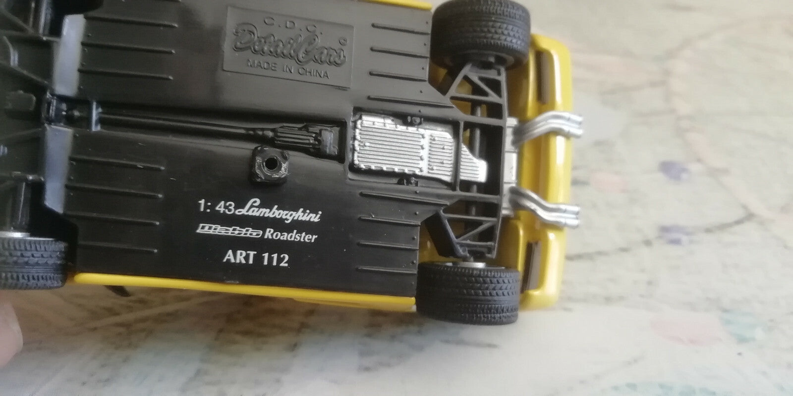 Voiture miniature Lamborghini Diablo Roadster DetailCars au 1/43