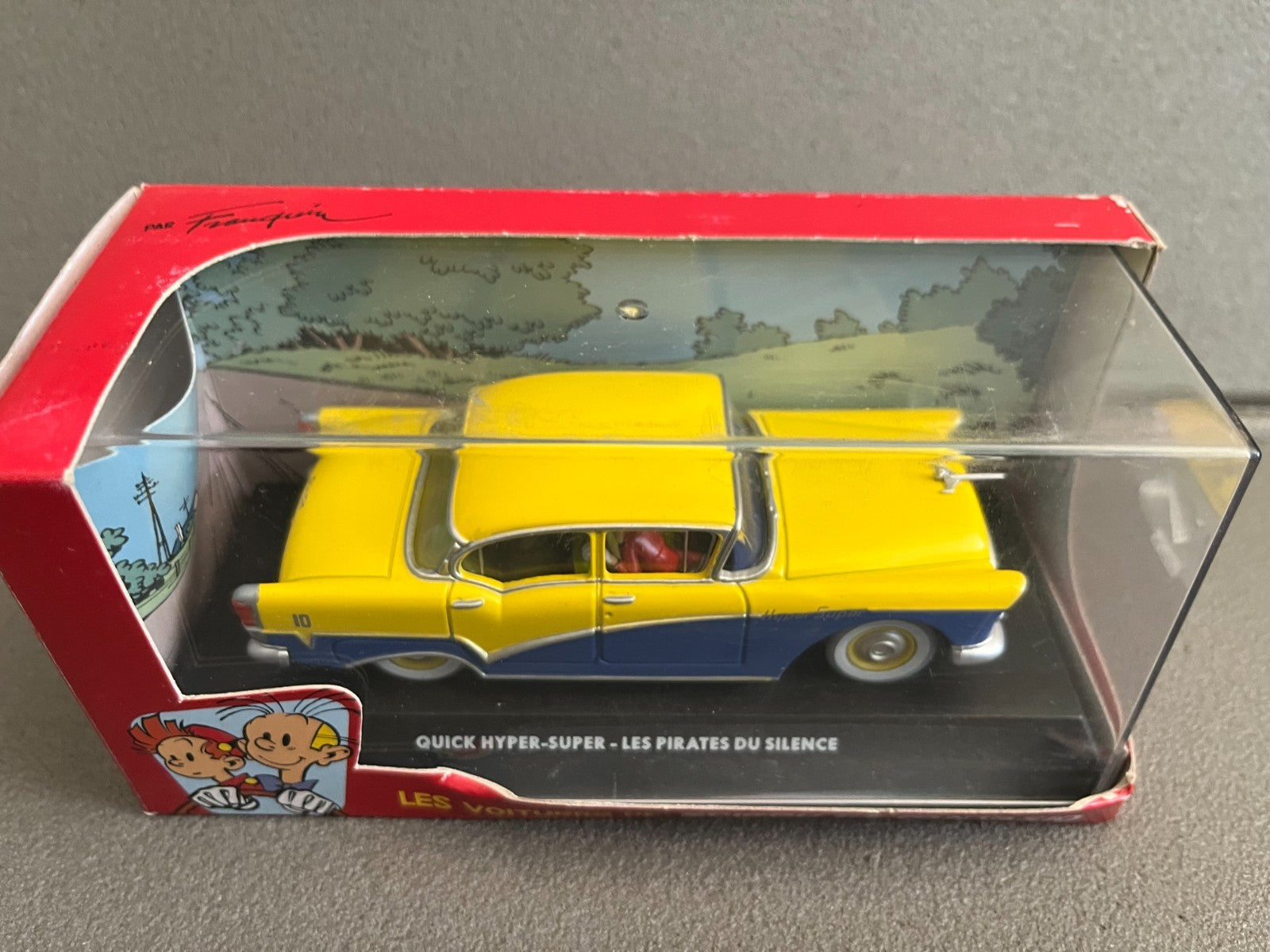 Voiture Miniature Quick Hyper Super Les Pirates du Silence Spirou 1/43