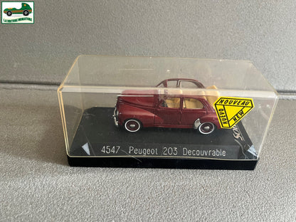 Voiture Miniature 4547 Peugeot 203 Découvrable Solido au 1/43