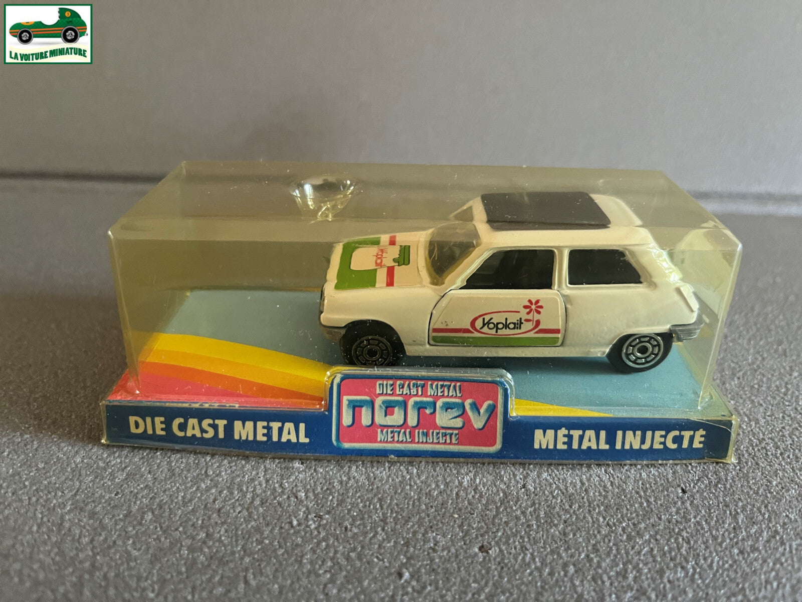 Ancienne Voiture Miniature Renault 5 Yoplait Norev au 1/43