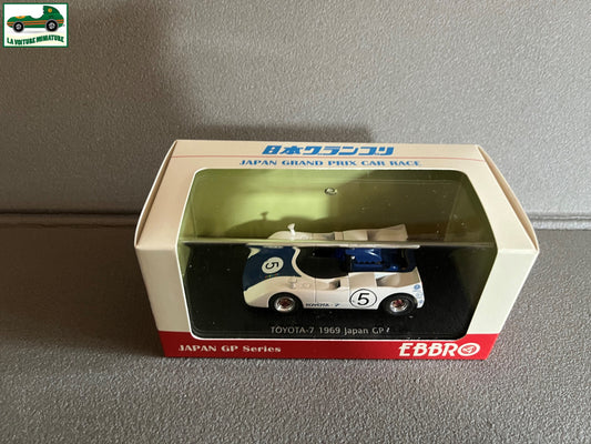 Voiture Miniature Toyota 7 1969 Japan Gp Ebbro au 1/43