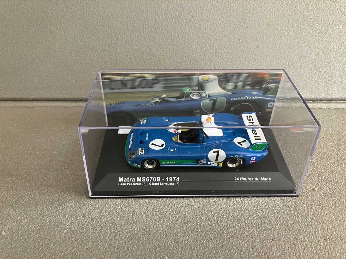 Voiture Miniature Matra MS670B 1974 Pescarolo 24 Heures du Mans Altaya au 1/43