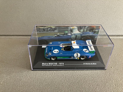 Voiture Miniature Matra MS670B 1974 Pescarolo 24 Heures du Mans Altaya au 1/43