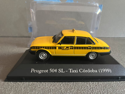 Voiture Miniature Peugeot 504 Taxi Cordoba 1999 Ixo Argentine au 1/43
