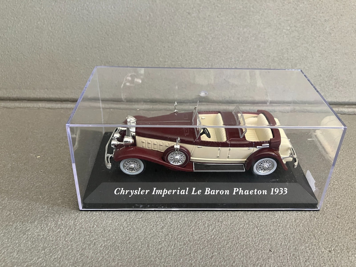 Voiture Miniature Chrysler Imperial Le Baron Phaeton 1933 Altaya au 1/43