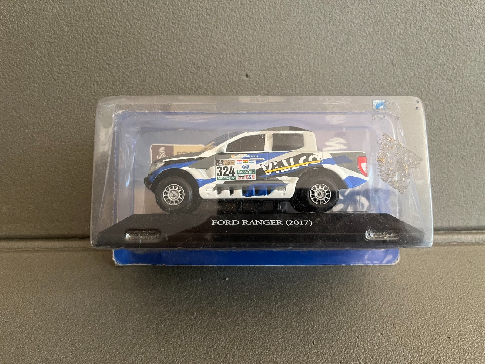 Voiture miniature Ford Ranger 2017 Rallye Paris Dakar au 1/43