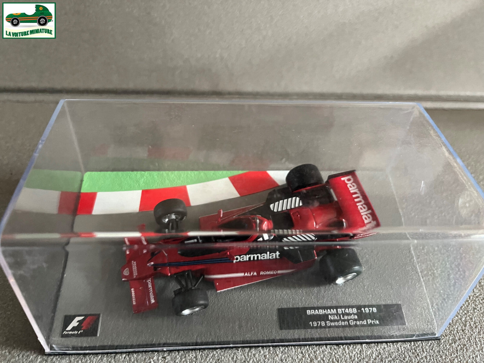 Voiture miniature Formule 1 F1 Brabham BT46B 1978 Lauda au 1/43