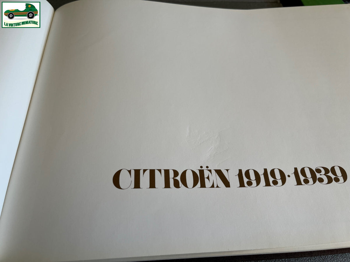 Livre Voiture Automobile Citroen 1919 - 1939 Delpire Editeur