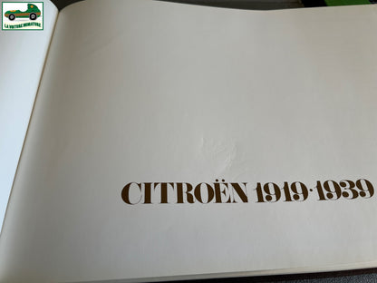 Livre Voiture Automobile Citroen 1919 - 1939 Delpire Editeur