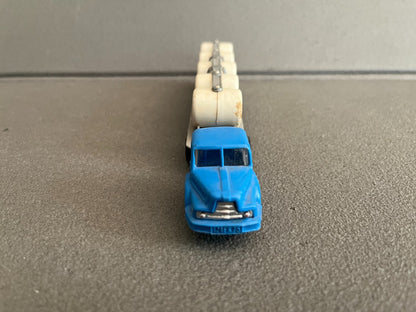 Ancienne Voiture Miniature Plastique Camion Semi  Unic Remorque Norev 1/86