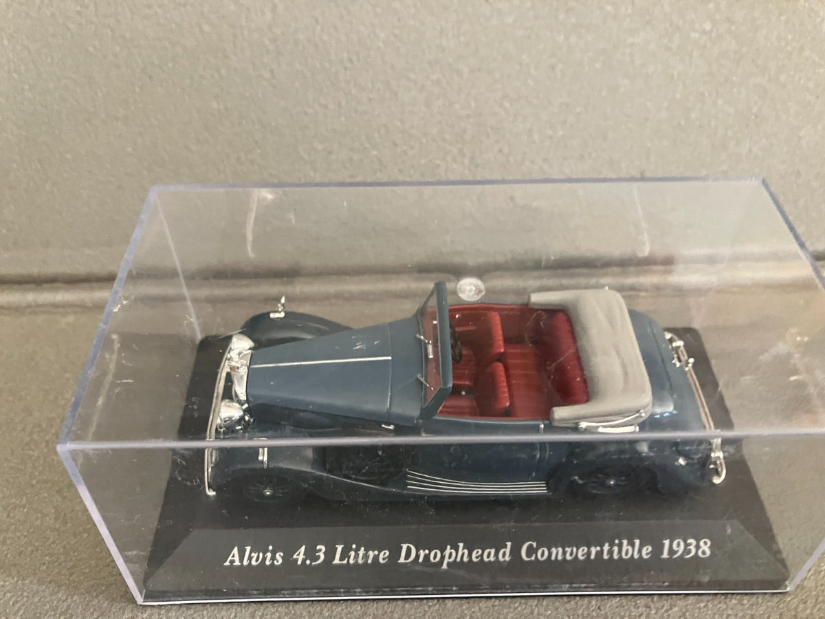 Voiture Miniature Alvis 4.3 Litre Drophead Convertible 1938 Altaya au 1/43