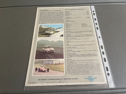 Ancien Dépliant Brochure Documentation Automobile Daffodil 1966