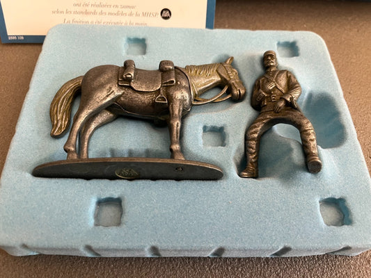 Soldats MHSP Campagnes de 14-18 Gendarme et le cheval Atlas Plombs