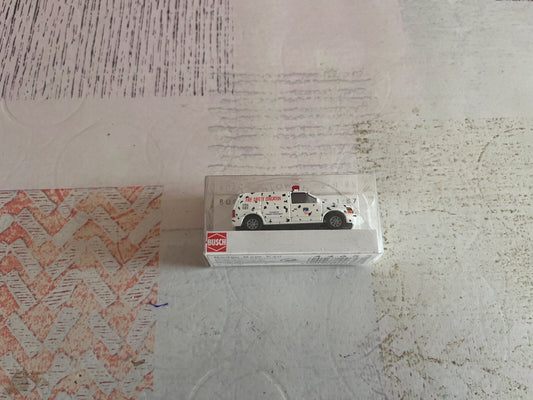 Voiture Miniature Dodge Ram Van Busch Germany 1/87 HO