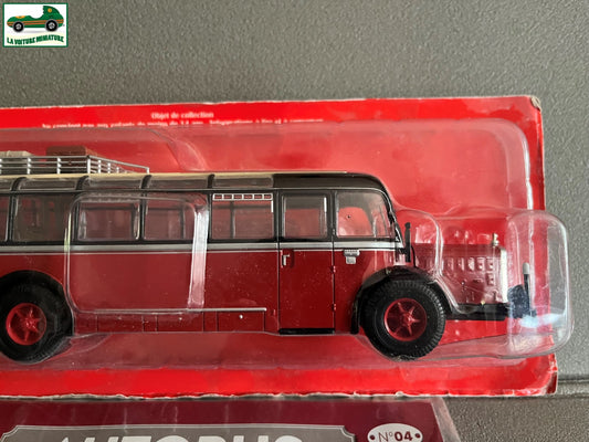 Voiture miniature Mercedes Benz O10000 1938 1/43 Autobus Autocars du Monde