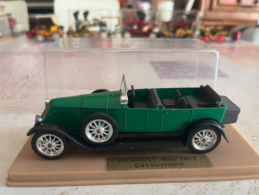 Voiture Miniature Renault 40cv 1926 Découvrable Solido au 1/43