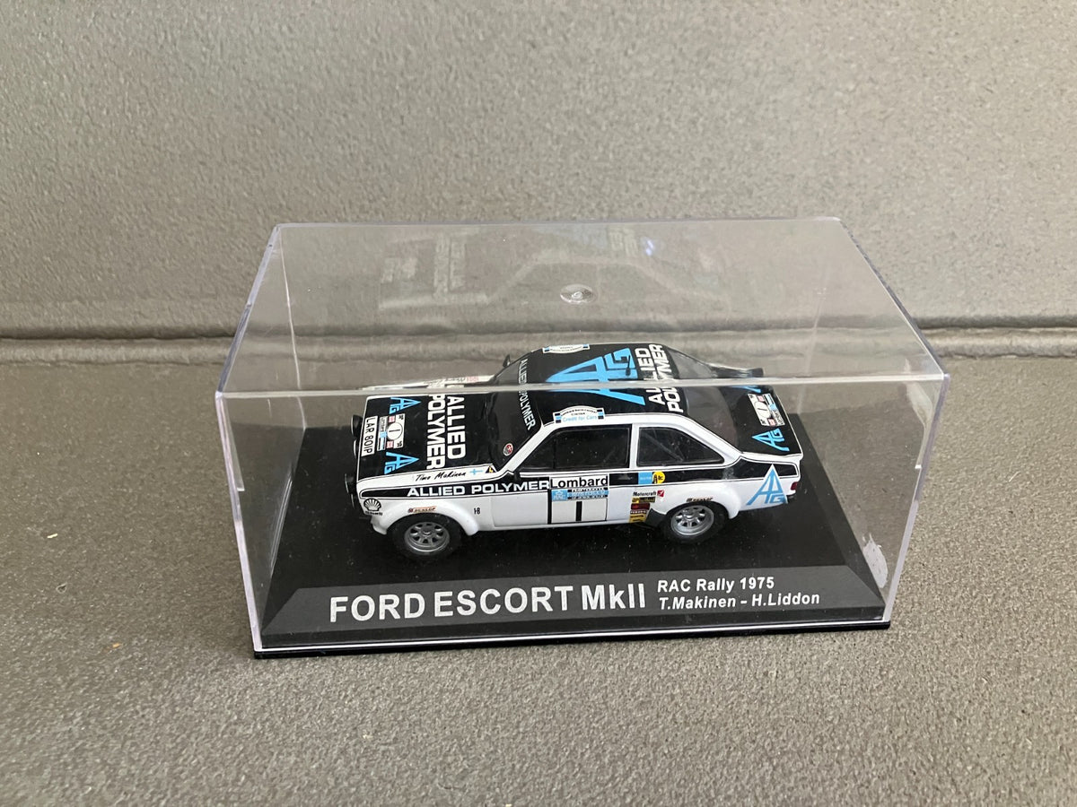 Voiture Miniature Ford Escort MkII RAC Rallye 1975 Altaya au 1/43