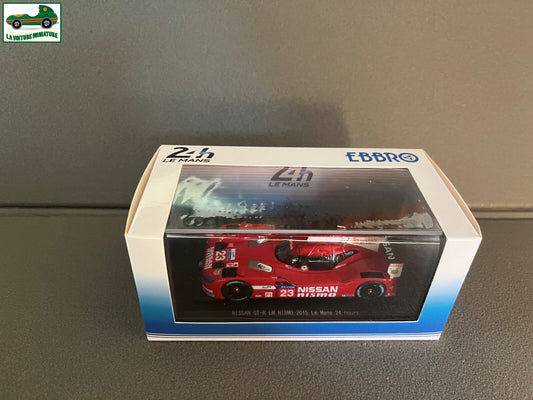 Voiture Miniature Nissan GT-R LM Nismo Le Mans 24 hours 2015 Ebbro Le Mans 1/43