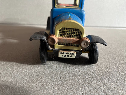Jouet Ancien Voiture miniature 1904 Daimler Japan Tôle Friction Vintage