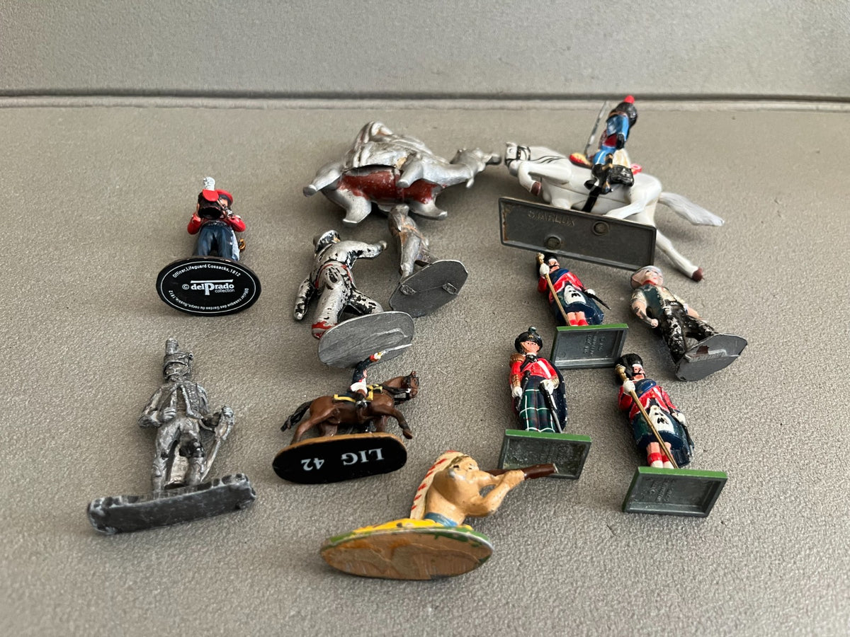 Figurine de Collection Lot Soldats Plombs Aluminium