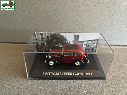 Voiture Miniature Rosengart Super 5 LR4N 1938 au 1/43 Ixo Altaya