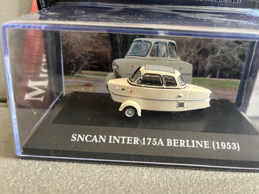 Voiture Miniature SNCAN Inter 175A Berline Micro-Voitures D'Antan Altaya 1/43