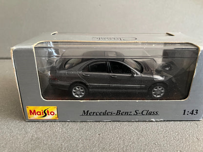 Voiture Miniature Mercedes Benz S Class 1998 Maisto 1/43