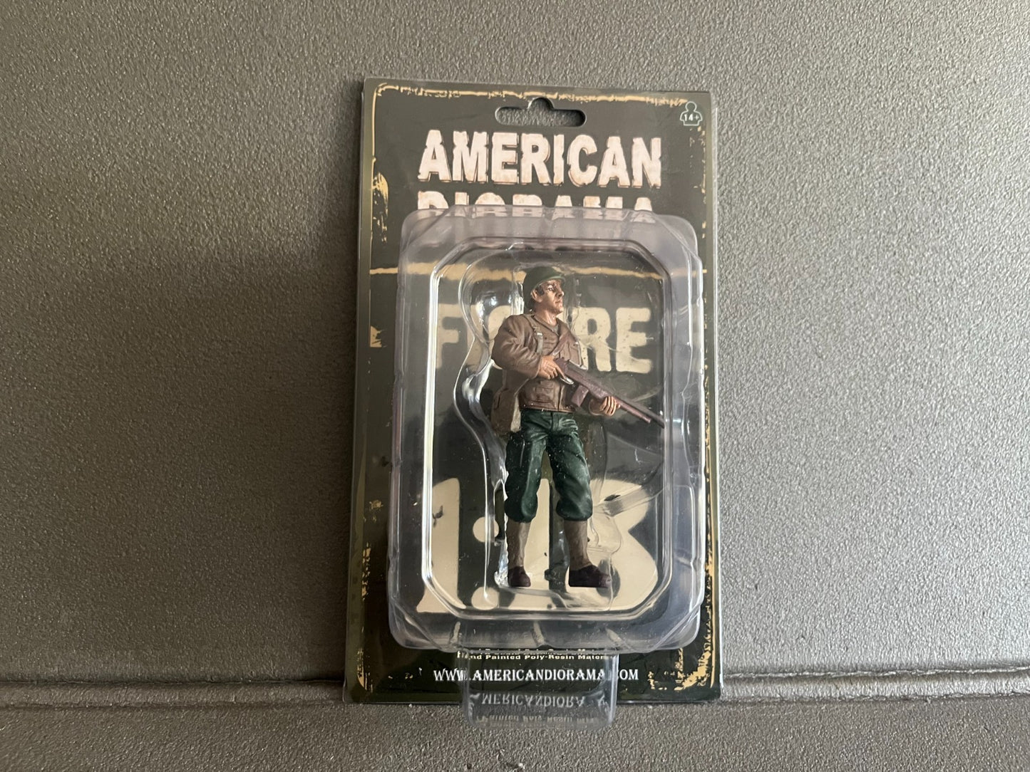 Figurine de Collection Militaire American Diorama WWII USA Soldat 1/18