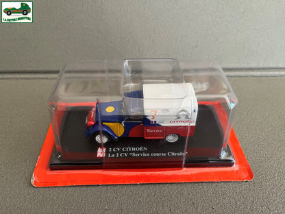 Voiture miniature Citroen 2cv 2 cv Service Course Auto Plus Hachette au 1/43