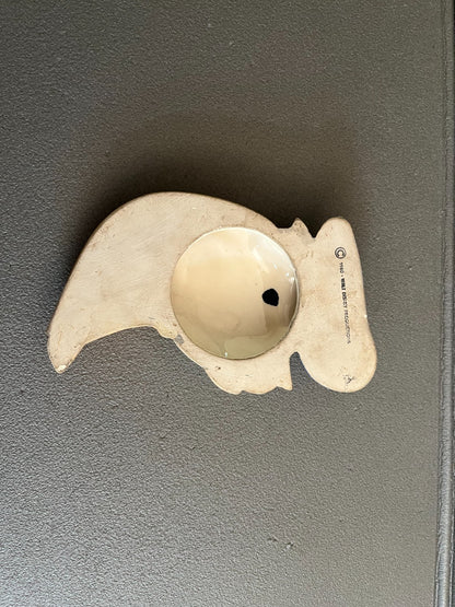 Rare Ancien Tête Céramique Murale 1960 Walt Disney Productions Donald Duck 16cm